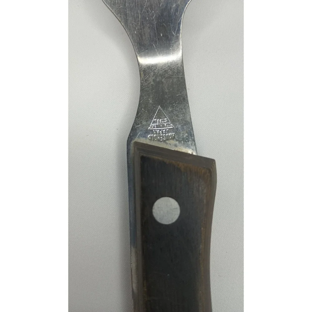 Emperor Steel Household Carving Meat Fork Stainless Steel Wood Handle Japan